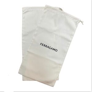 FERRAGAMO drawstring dust/shoe bag, pair BRAND NEW